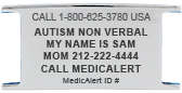 Child Titanium Medical ID Bracelet, , pemblem image number 0